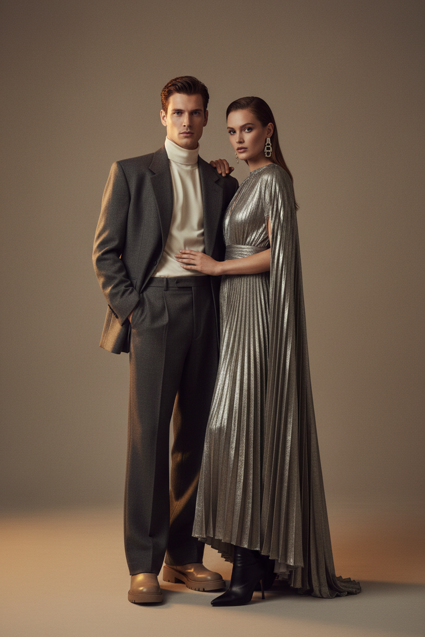 Stylish man & woman